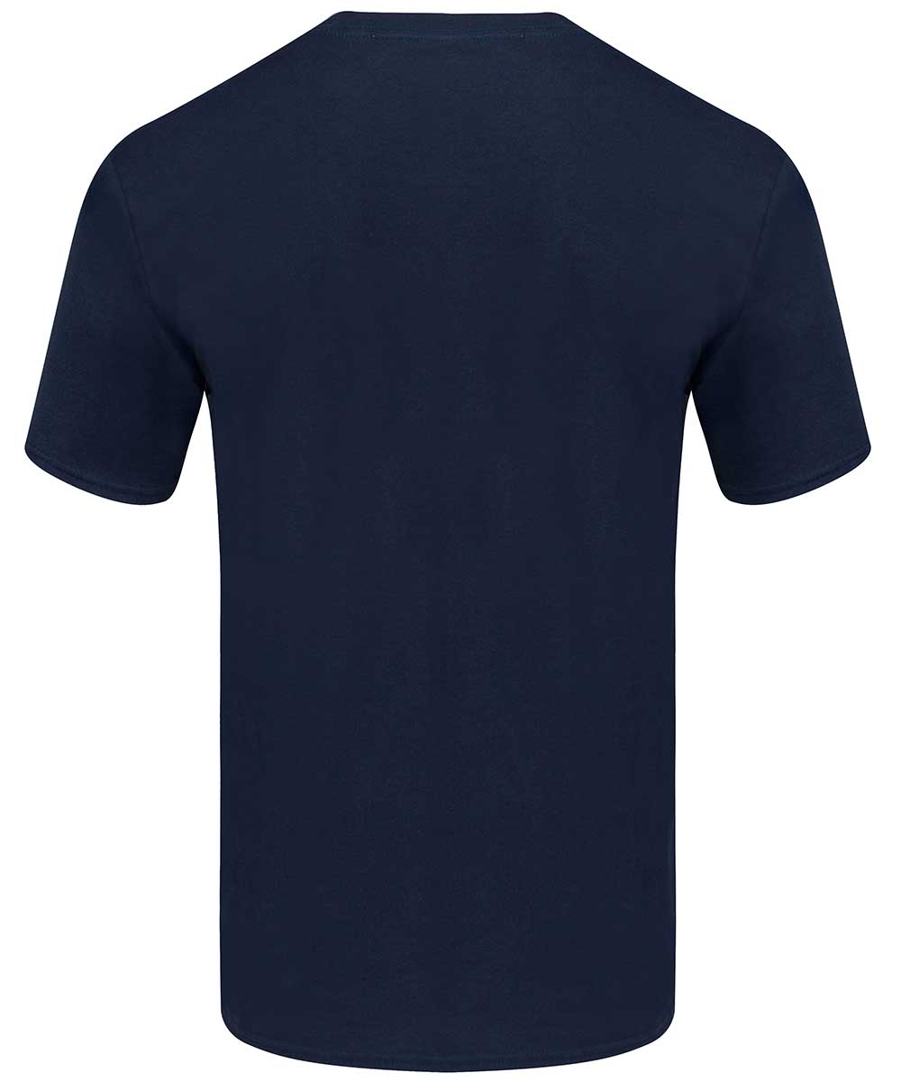 Navy T-Shirt with Silver In-Debt Logo - In-Debt Clothing
